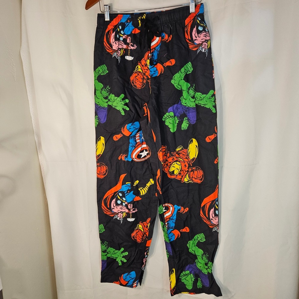 Marvel Avengers Pajama Pants Superhero Print Lounge Sleep Bottoms‎
